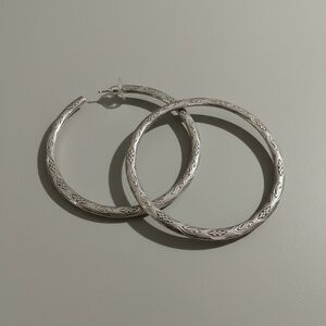 Vintage Sterling Silver earrings Bali inspired
